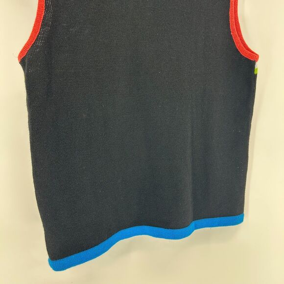 Vintage Storybook Knits Embroidered Sailboat Sweater Vest Women's M Lighthouse - Picture 8 of 10